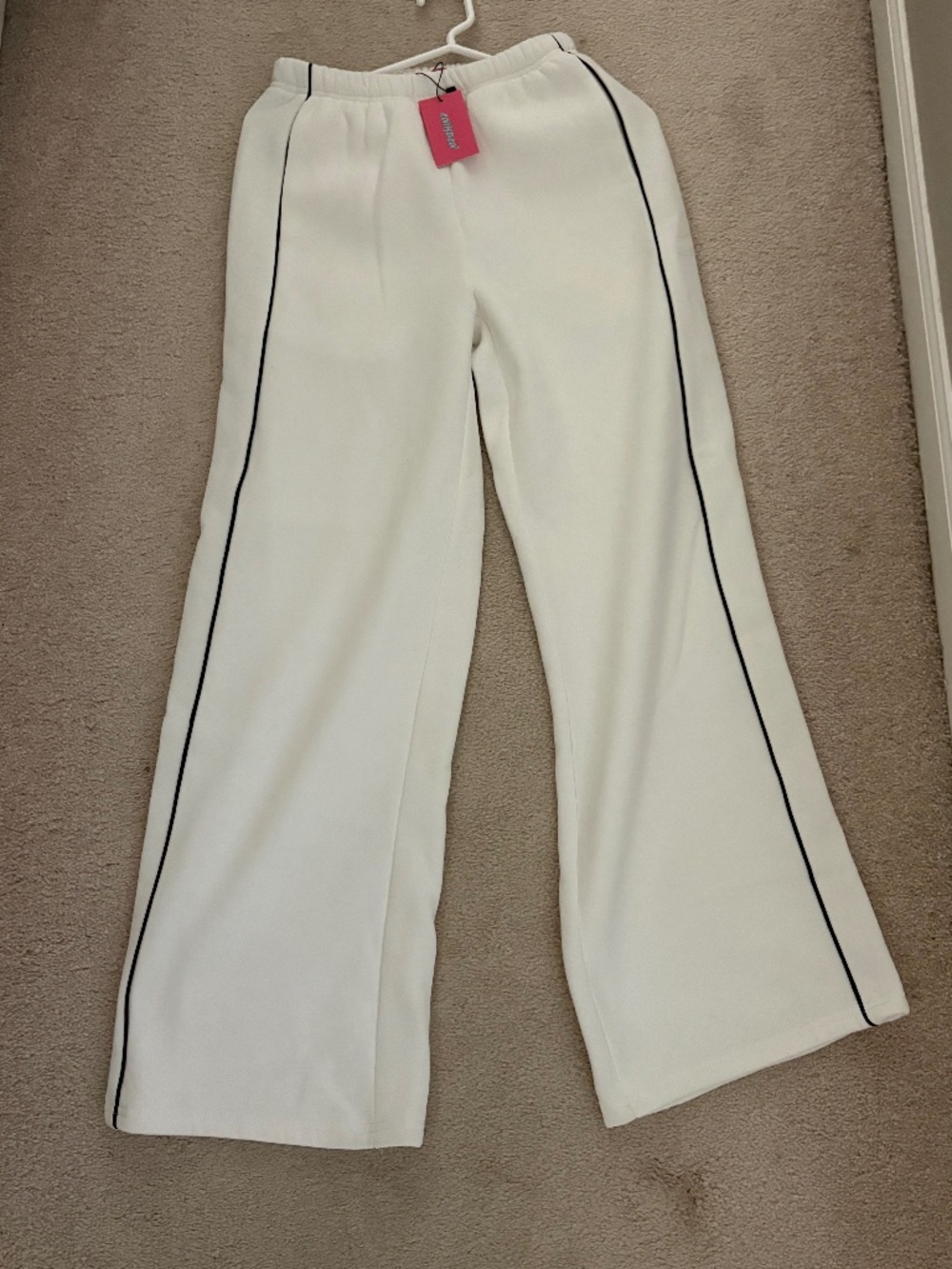 Edikted autumn white sweatpants